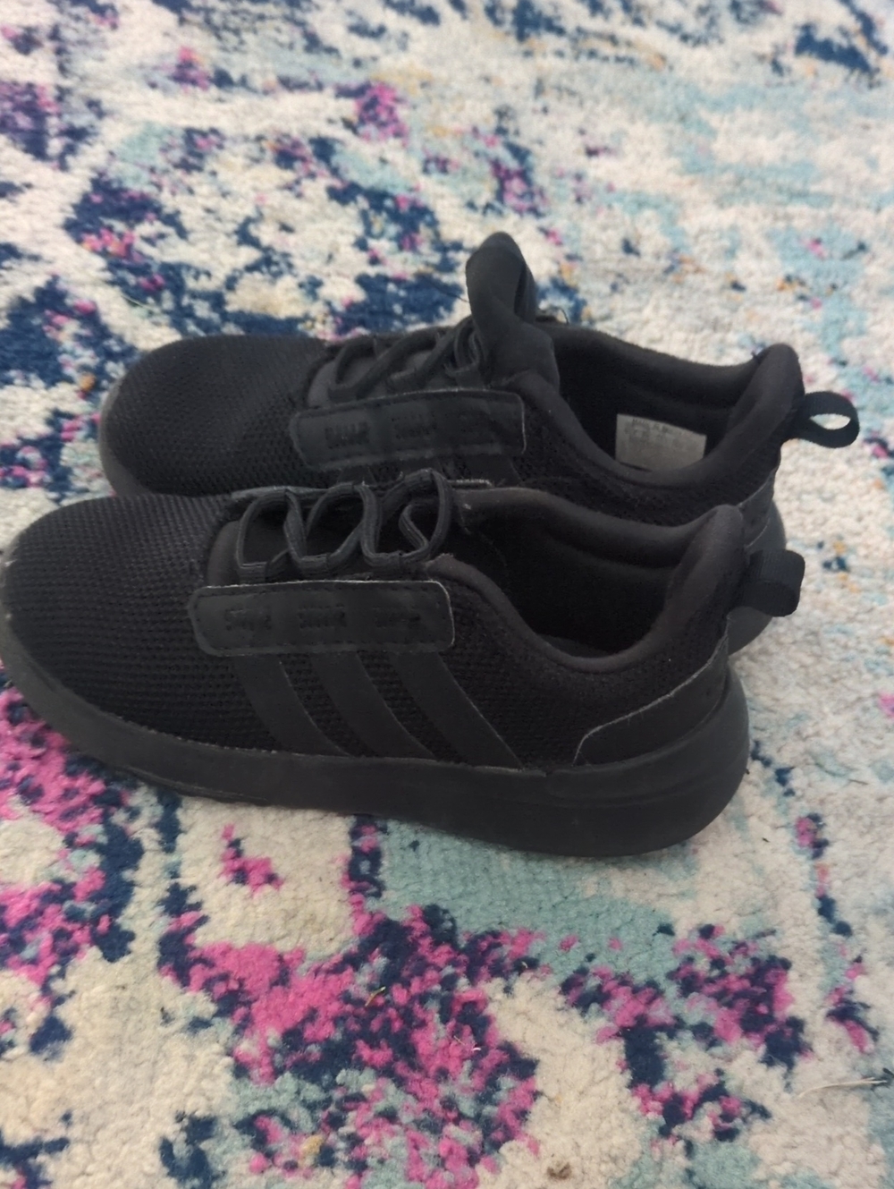 Adidas Kids Black Athletic Sneakers